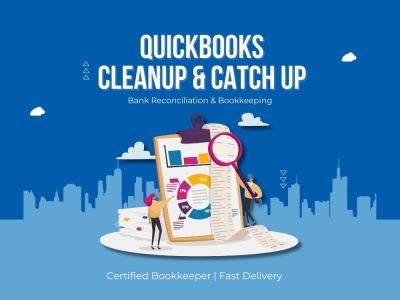 QuickBooks catch up, cleanup, reconciliation & bookkeeping services