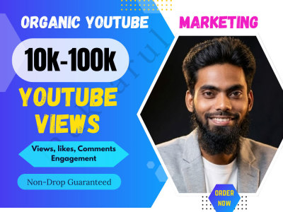 Youtube views | 20000 Organic YouTube views & 2000 likes