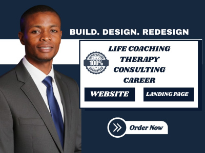 A professional life coaching, therapy, consulting, career coaching website