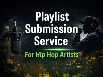 Submit your hip hop song to curated music playlists