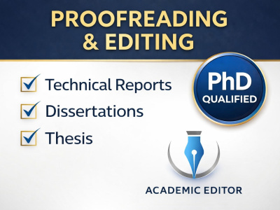 Copy Editing | APA7 Formatting | Error-Free & Submission Ready
