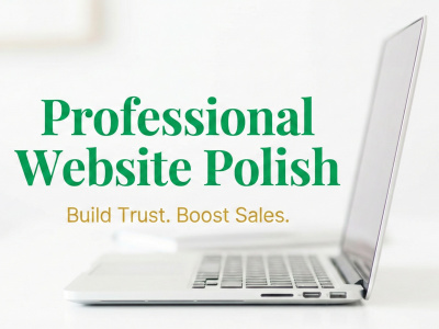 Polished website content that builds trust and boosts sales