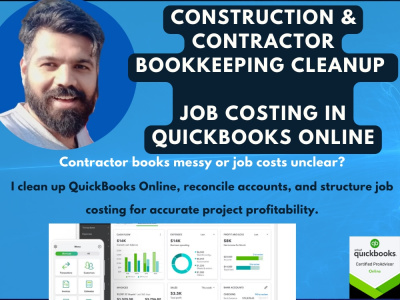 Construction & Contractor Bookkeeping Cleanup | Job Costing in QuickBooks