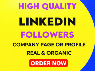 LinkedIn followers, LinkedIn page, LinkedIn Profile, LinkedIn Ads,LinkedIn