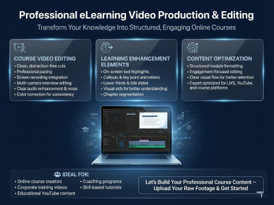 Your online course/tutorial video