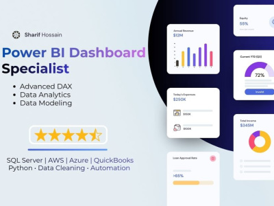 A professional Power BI dashboard