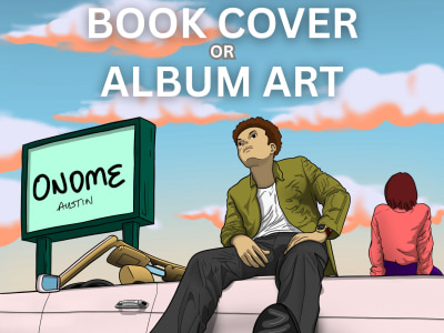 Custom Digital Illustrations for Book, Music, and Album Covers