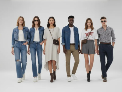 Realistic fashion AI photoshoot images & videos