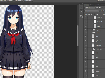 Live2D Ready VTuber Model Artist | Anime Character Design | PSD Layered