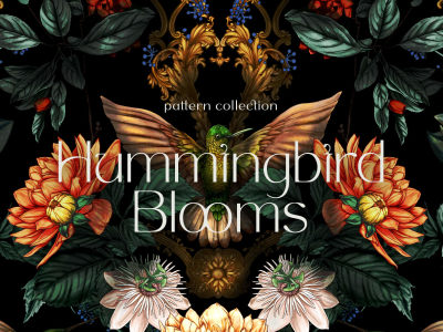 Seamless pattern design for textile and fashion brands