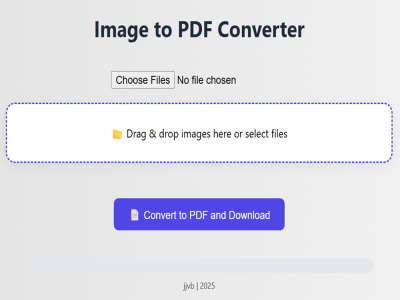 JPG to PDF converter (unlimited)