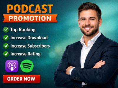 Organic Podcast Promotion to Real Audience Downloads & Top Rankings