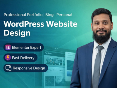 Professional Portfolio | Blog | Personal Wordpress Website Design