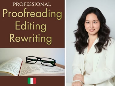A professionally proofread and edited text in Italian