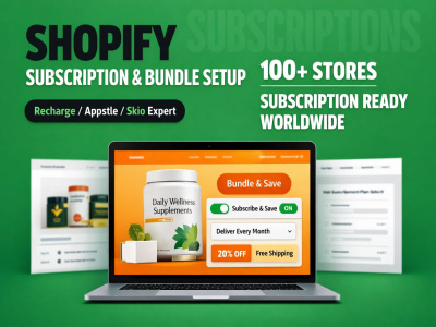 Shopify Subscription & Bundle Setup using Recharge / Appstle / Skio Apps