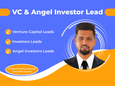 Verified leads of Venture Capital and Angel Investors for fundraising