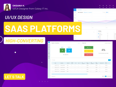 Professional SaaS platform UI UX design | Upwork