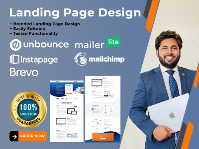 Unbounce, instapage, mailerlite, mailchimp, brevo landing page
