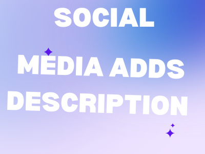 Description of FB & Insta Adds