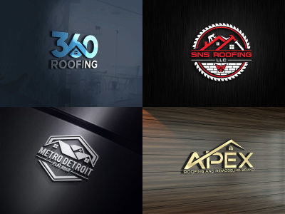 Modern Logo for Home, Roofing, Plumbing Construction, Car Cleaning business