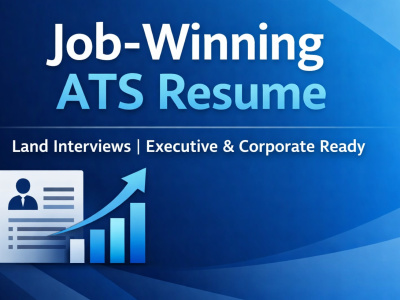 Write an ATS-optimized, job-winning resume
