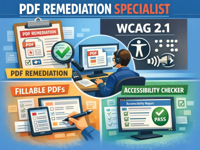 PDF Accessibility Fix - Basic Package (Up to 20 Pages)