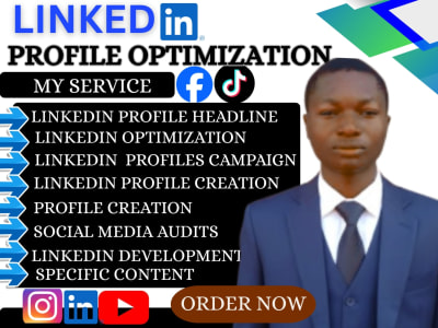 LinkedIn profile optimization & content specific to your job and industry