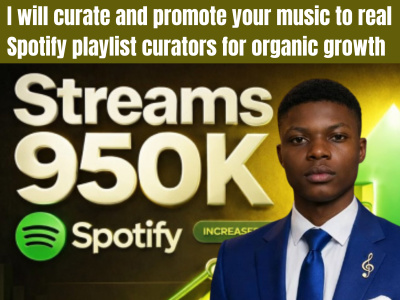 Create custom Spotify playlist curation and pitch to real curators