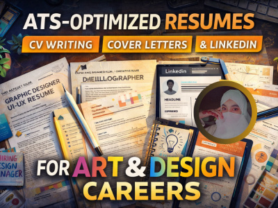 ATS CV Writing, Resume & Cover Letters, LinkedIn – Art & Design