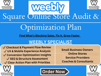 A detailed Square Online and Weebly store audit