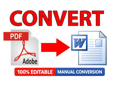 Convert PDF to Word Document, PDF to Fully Editable Word Document