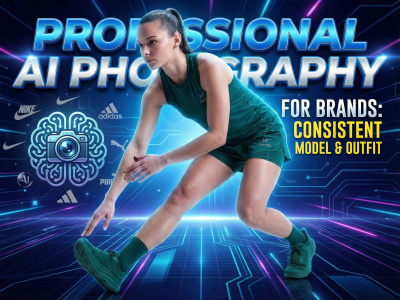 Professional AI Photography for Brands | Consistent Model and Same Outfit