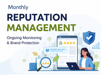 Monthly reputation protection and credibility growth