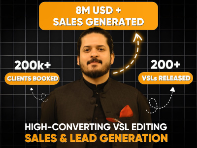 High converting VSL editing for sales and lead generation - VSL EDITOR