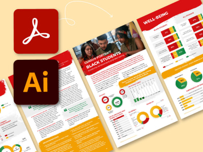 Graphic Designer for PDF or Printed Report Design with Infographics