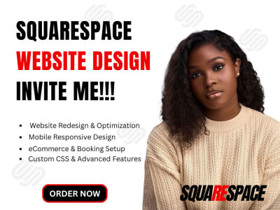 Square space Website Redesign, Squarespace site, Squarespace Website Design