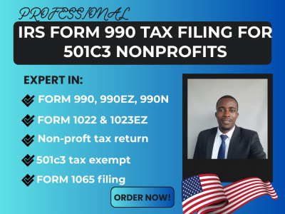 Nonprofit annual IRS filing Form 990 / 990-EZ / 990-N