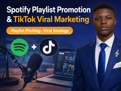 Your music with Spotify playlist pitching and TikTok viral marketing