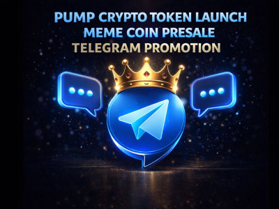 Pump crypto token launch meme coin presale telegram promotion