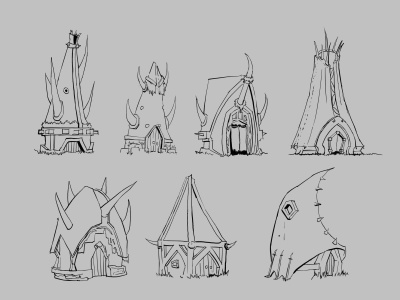 A concept art sheet that will inspire your production team
