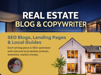 Real Estate Blog & Copywriter | Content, Landing Pages & Local Guides