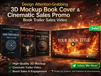 A Custom Book Trailer Promo Vide, For Launches, Social Median And Amazon