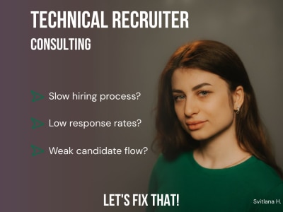 Technical Recruiter Support | Optimization of Your Recruitment Process