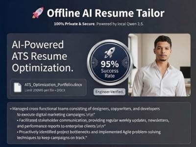 A professional ATS-optimized resume and a custom-tailored cover letter.
