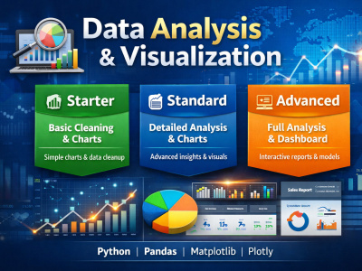Full Data Analysis & Visualization with insights and professional charts