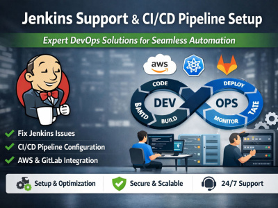 Jenkins Support & CICD Pipeline Setup for Your DevOps Needs