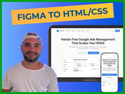 Figma to HTML/CSS | Tailwind CSS | Front End Developer