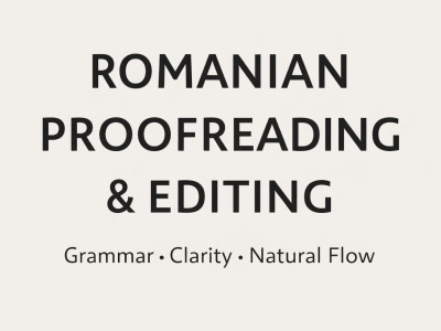 Review and improve AI generated text in Romanian