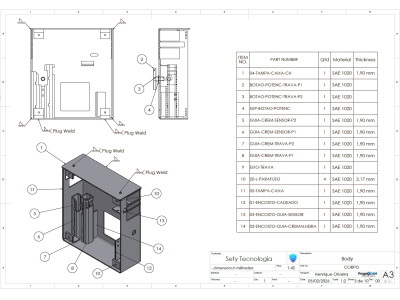Mechanical CAD Design | 2D AutoCAD Drawings & 3D SolidWorks Models