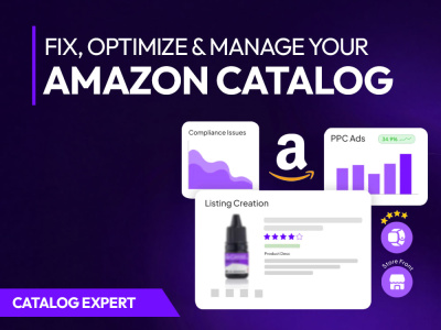 Complete Amazon Catalog Management, Flat File & Compliance Fix